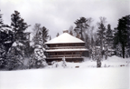 Chimney Cabin in Winter